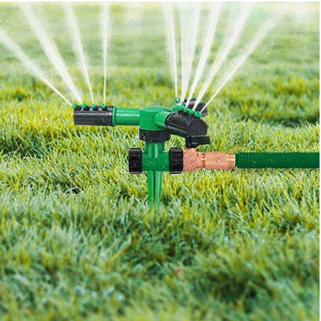 360 Automatic Rotating Sprinkler Irrigation Garden Lawn Courtyard Household Garden Water Adjustable Sprinkler Irrigate Tools