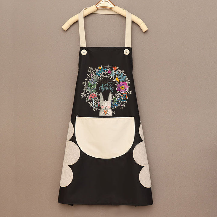 Cooking apron women waterproof