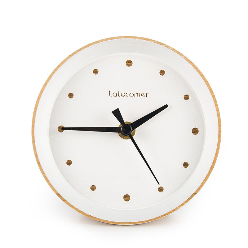 Horloge électronique en bois décorative horloge numérique