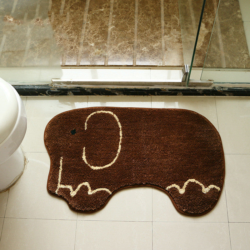 Home Bathroom Absorbent Non-slip Floor Mat