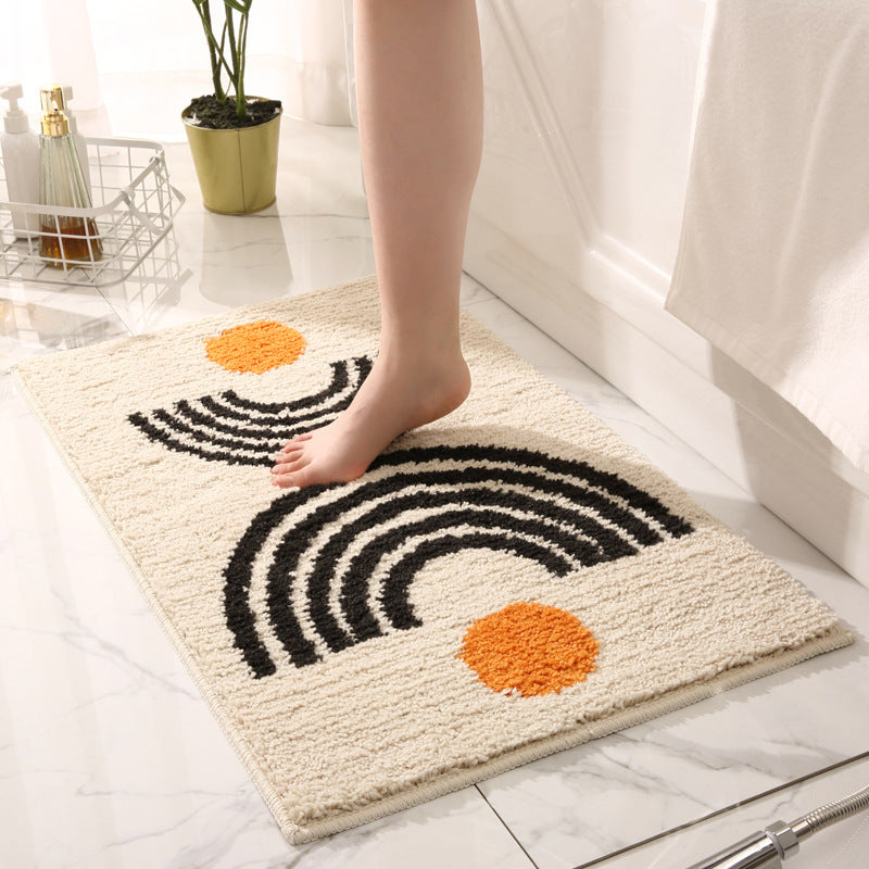 Simple Bathroom Door Mat Absorbent Home