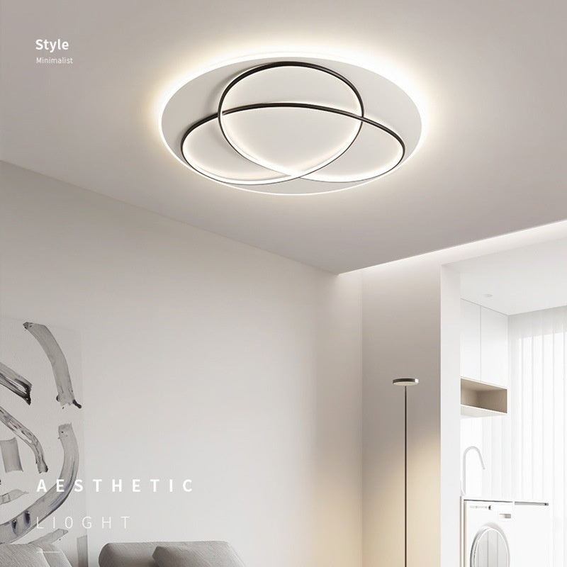 Clover LED Ceiling Lamp Nordic Living Room Modern Light Luxury Bedroom Light Warm Room Lamp