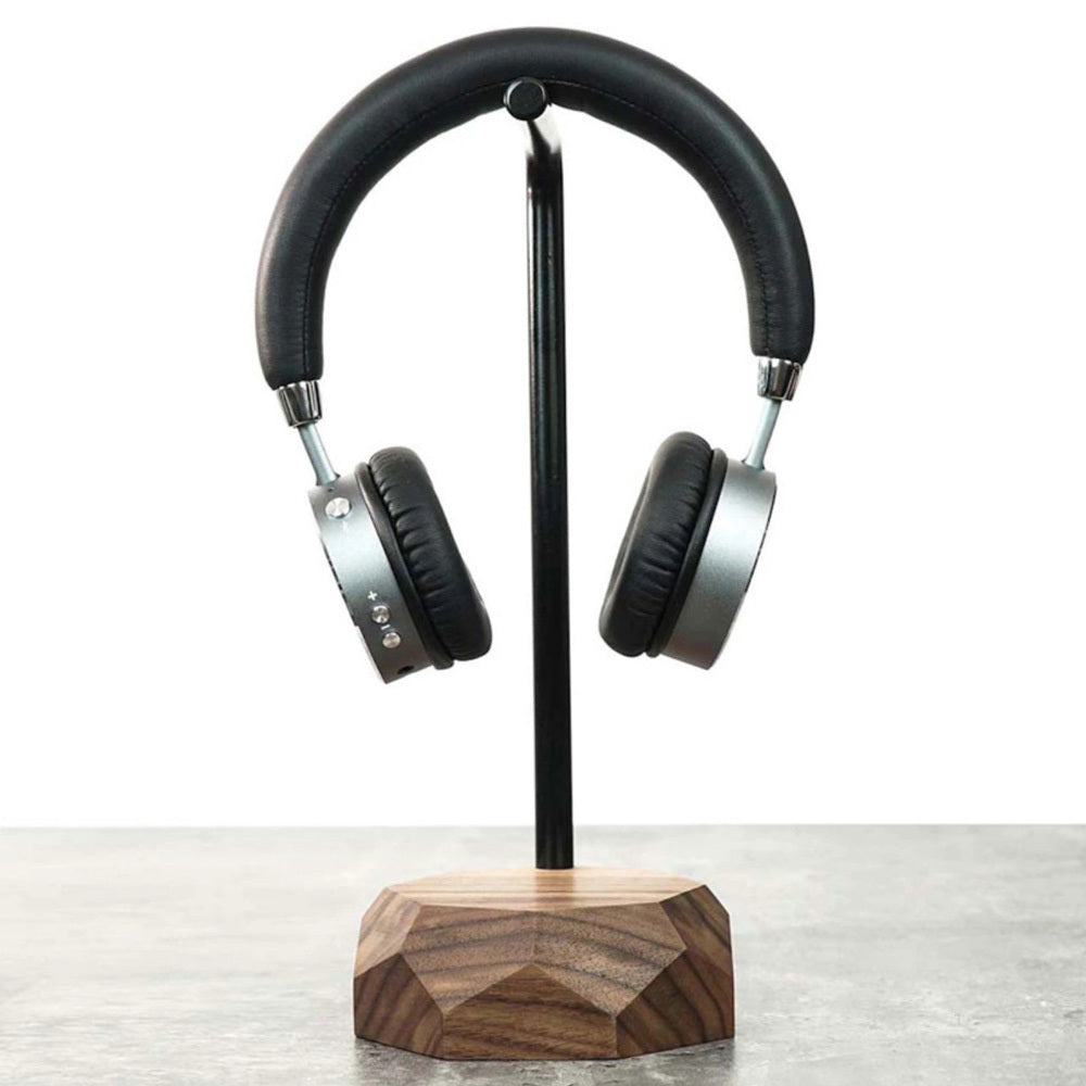 Support de suspension universel en bois pour casque d'écoute