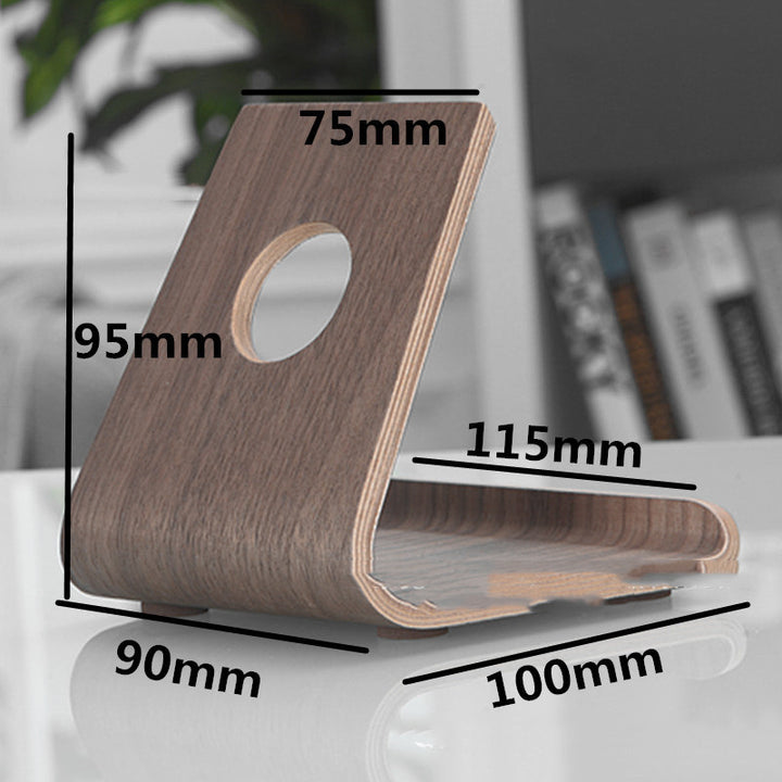 Tablet Stand Mobile Phone Stand Live Desktop Vertical Wooden