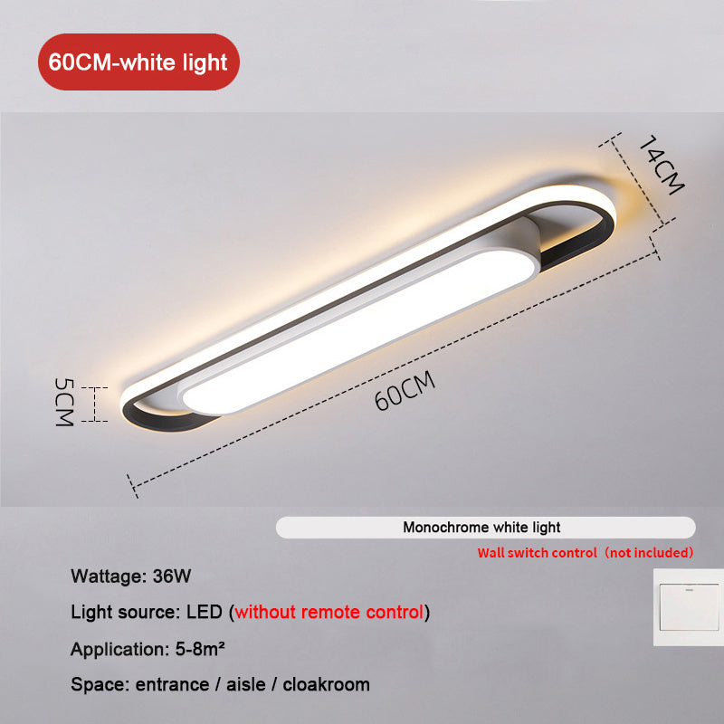 Rectangular Simple Modern LED Ceiling Lamp