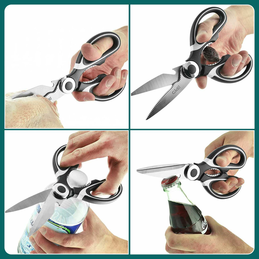 Scissors Kitchen Scissors Stainless Steel Household