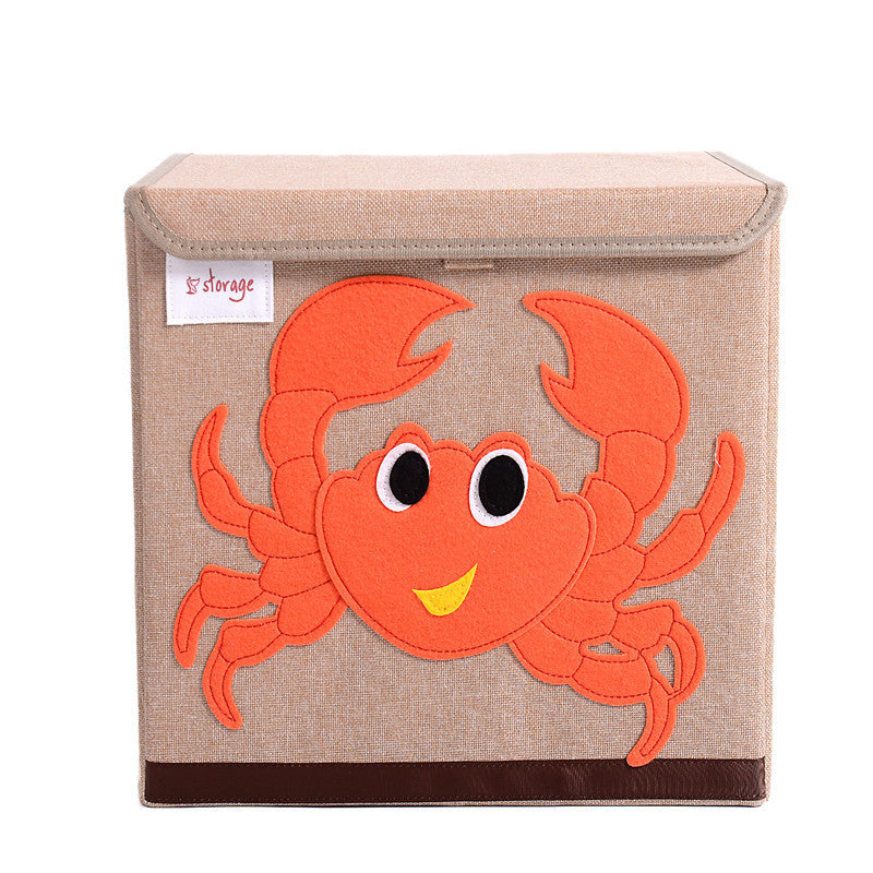 Fabric Children's Folding Toy Storage Box