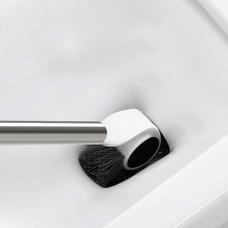 Magnetic toilet brush set