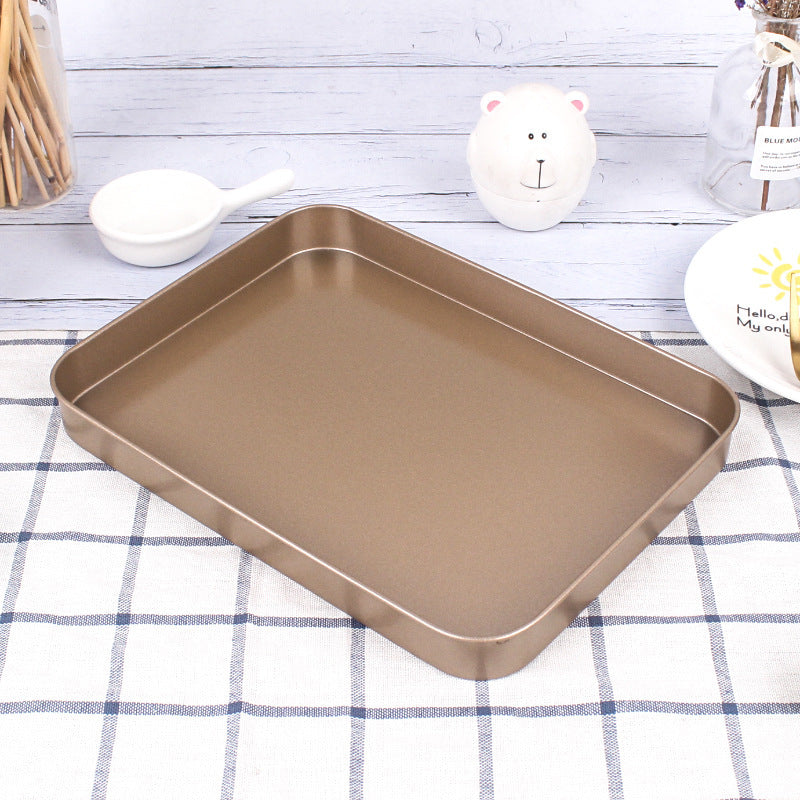 Rectangular baking tray