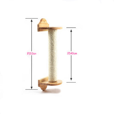 53cm Katzenkratzsäule Katzenklettergerüst Haustierspielzeug