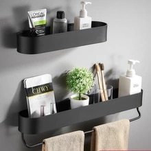 Punch-free bathroom towel rack