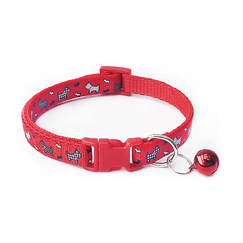 Patch Bell Collar Pet Dog Cat Collar