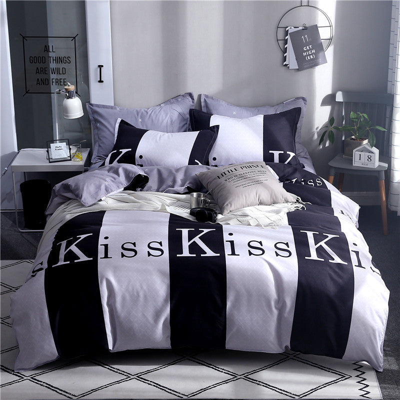 Aloe Quilt Cover 4piece Bedding Set