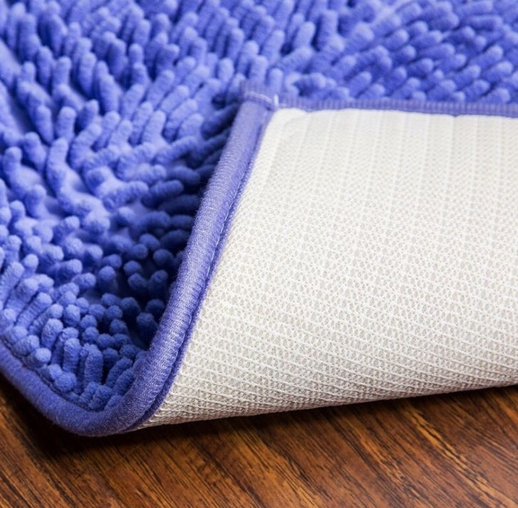 Chenille Absorbent Bathroom Non-slip Floor Mat