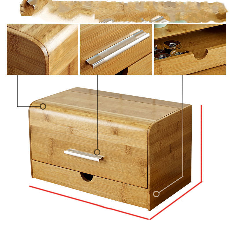 Solid wood storage drawer storage box