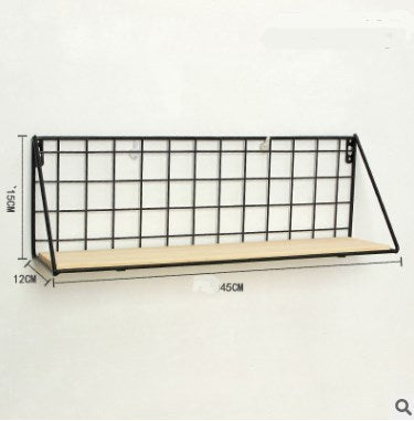 Nordic simple modern iron mesh rack kitchen bathroom partition storage rack