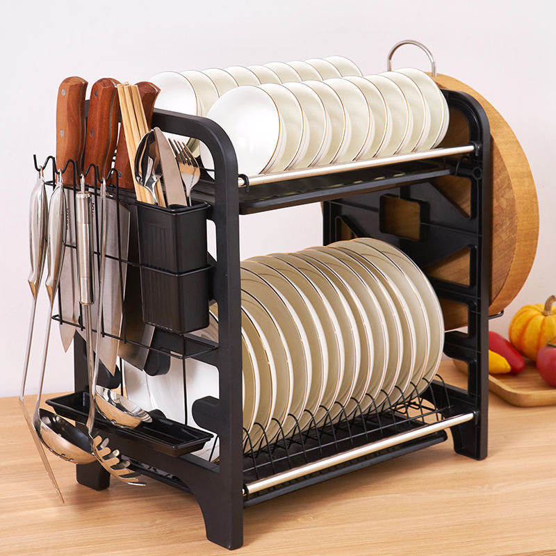 Bowl And Dish Multi-functional Kitchen Storage Knife Bowl And Chopsticks Storage Box Plate Rack