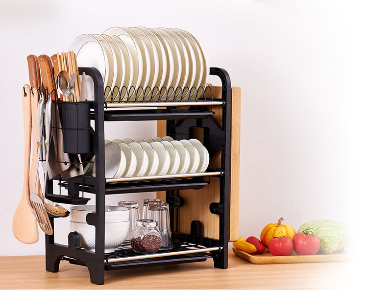 Bowl And Dish Multi-functional Kitchen Storage Knife Bowl And Chopsticks Storage Box Plate Rack