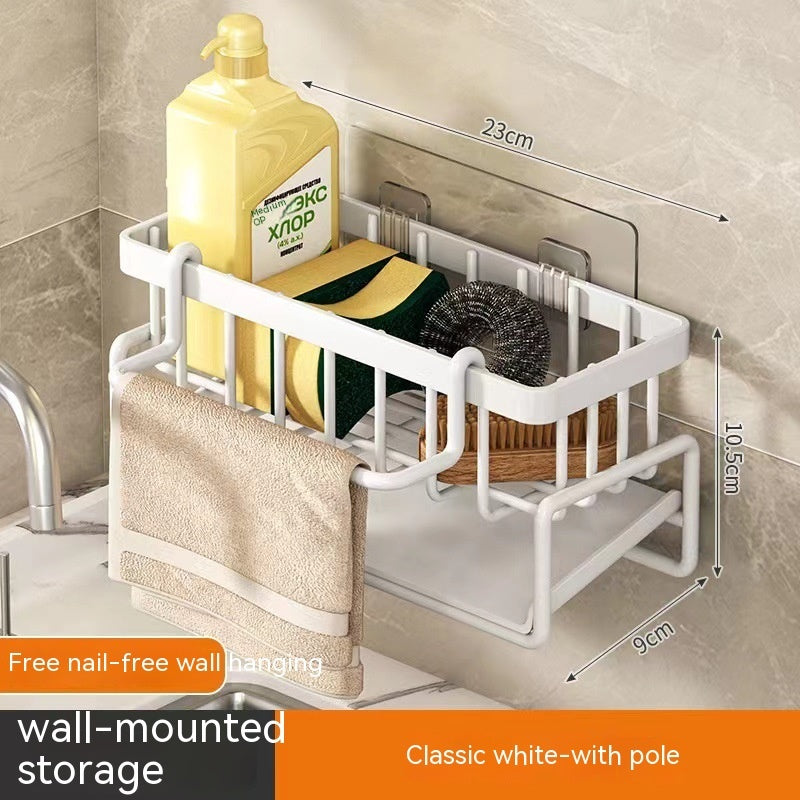 Punch-free Wall-mounted Storage Rack