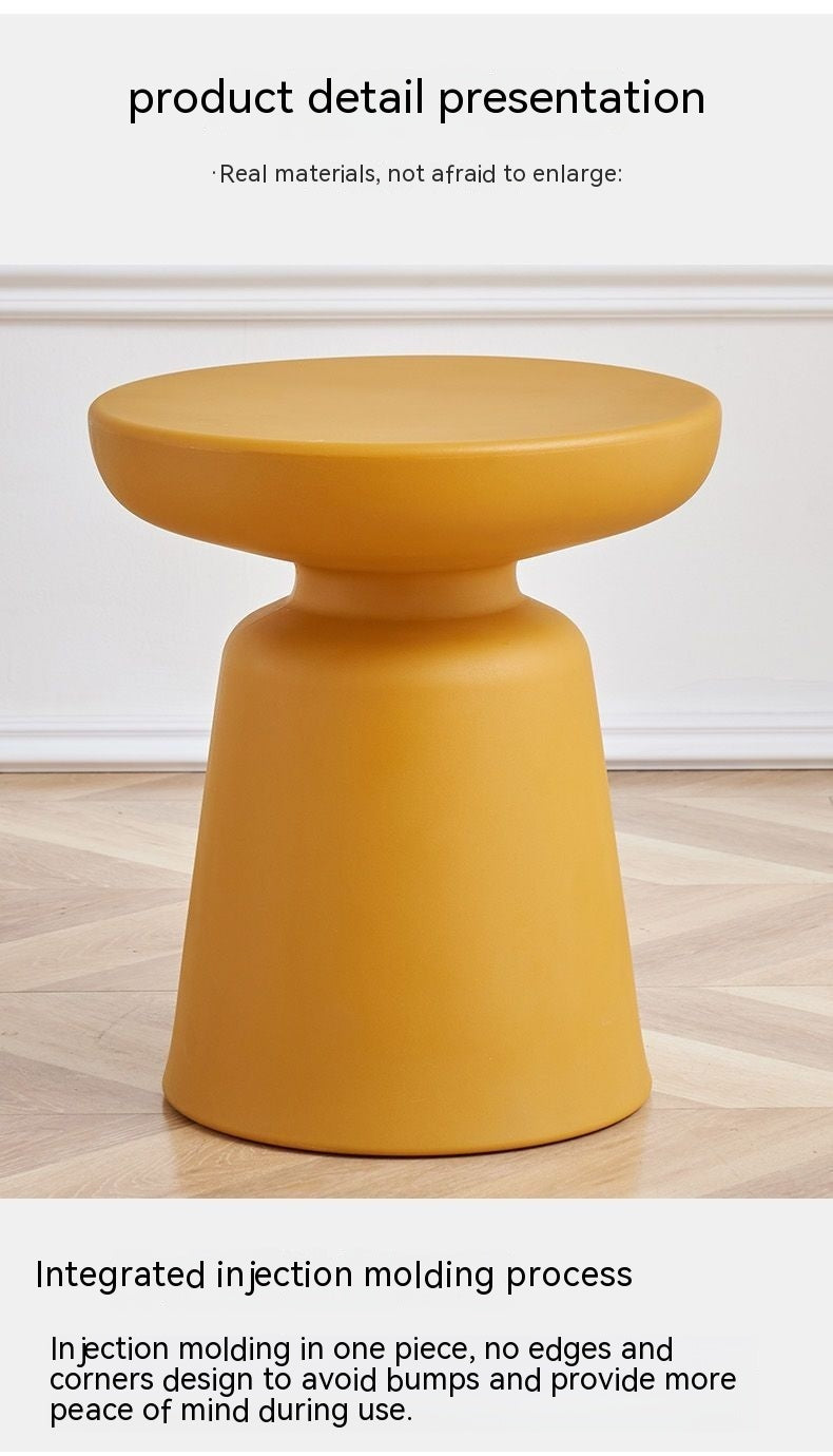 Mushroom Stool Plastic Minimalist Table Small Coffee Table Bedside Small Table