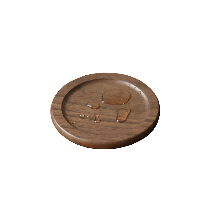 Japanese style wooden coaster set