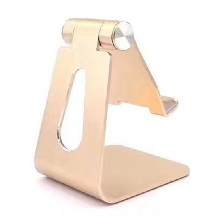 Single folding aluminum alloy mobile phone tablet holder