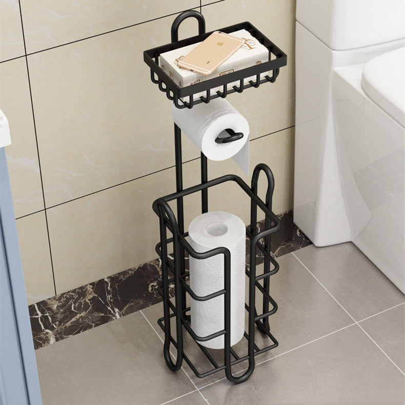 Toilet Paper Roll Holder Stainless Floor Rack