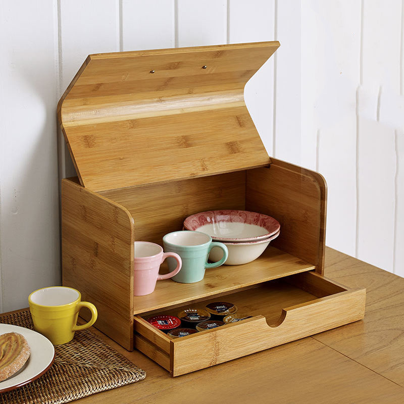 Solid wood storage drawer storage box