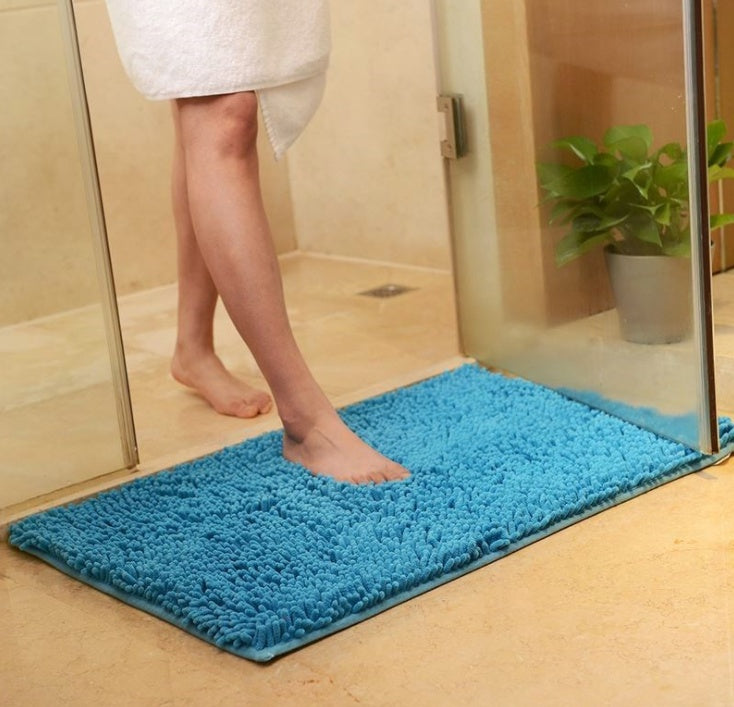 Chenille Absorbent Bathroom Non-slip Floor Mat