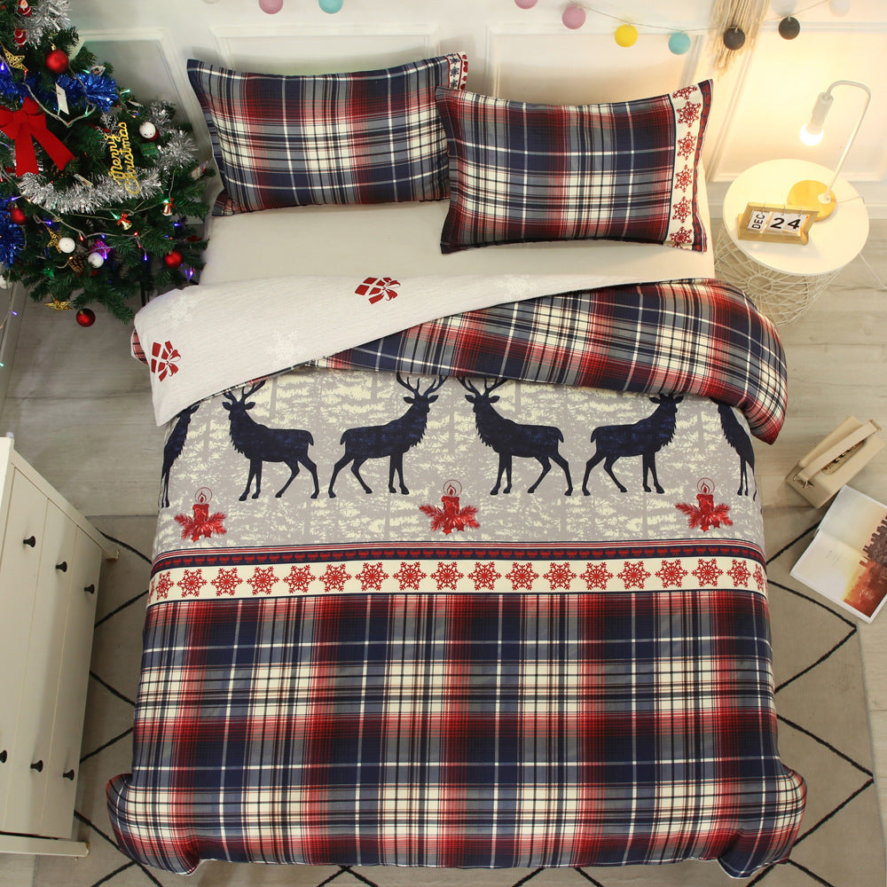 Bedding Set Snowflakes Bedding Sets Duvet Cover Warm Bed