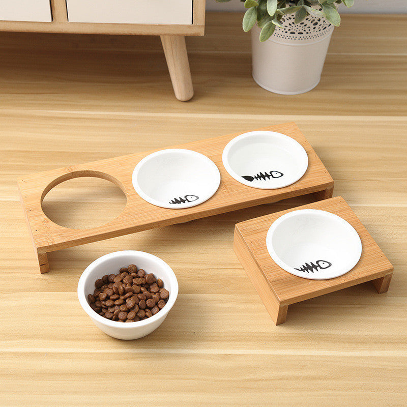 Fashion Cat Dog Feeders Bowls