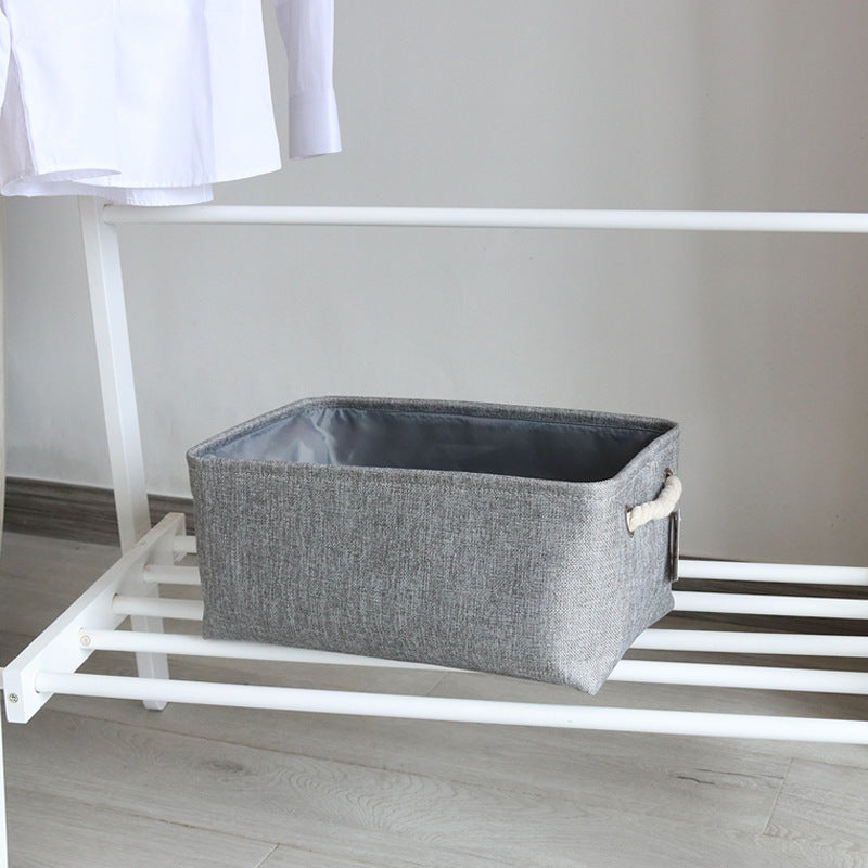 foldable fabric storage basket