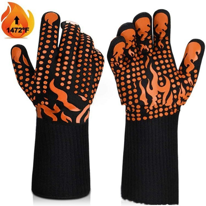 Flame retardant heat insulation high temperature resistant gloves