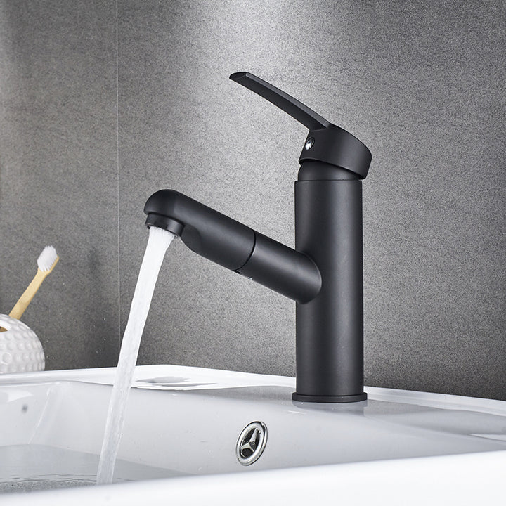 Wash basin hot and cold faucet