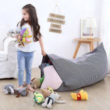 Large-capacity woven moving bag crystal velvet storage bag thickened portable toy storage bag