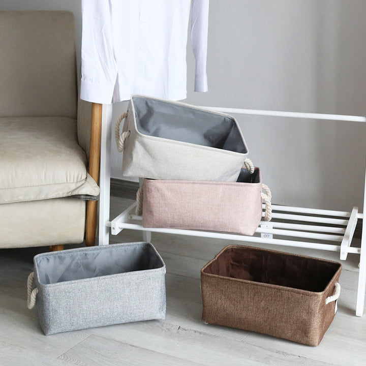 foldable fabric storage basket