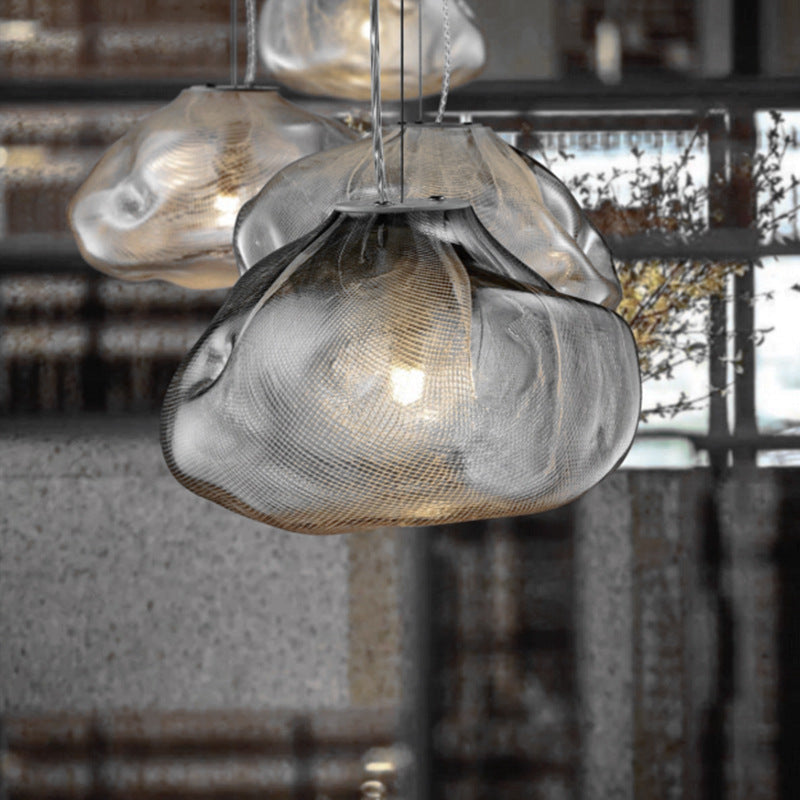 Postmodern Light Luxury Glass Decorative Chandelier