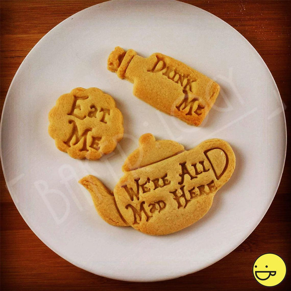 Emporte-pièce Eat Me Alice au pays des merveilles Moule à biscuits intéressant Emporte-pièce fait à la main Accessoires de cuisson de biscuits DIY