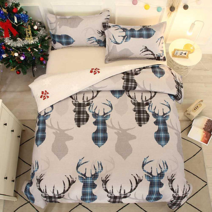 Bedding Set Snowflakes Bedding Sets Duvet Cover Warm Bed