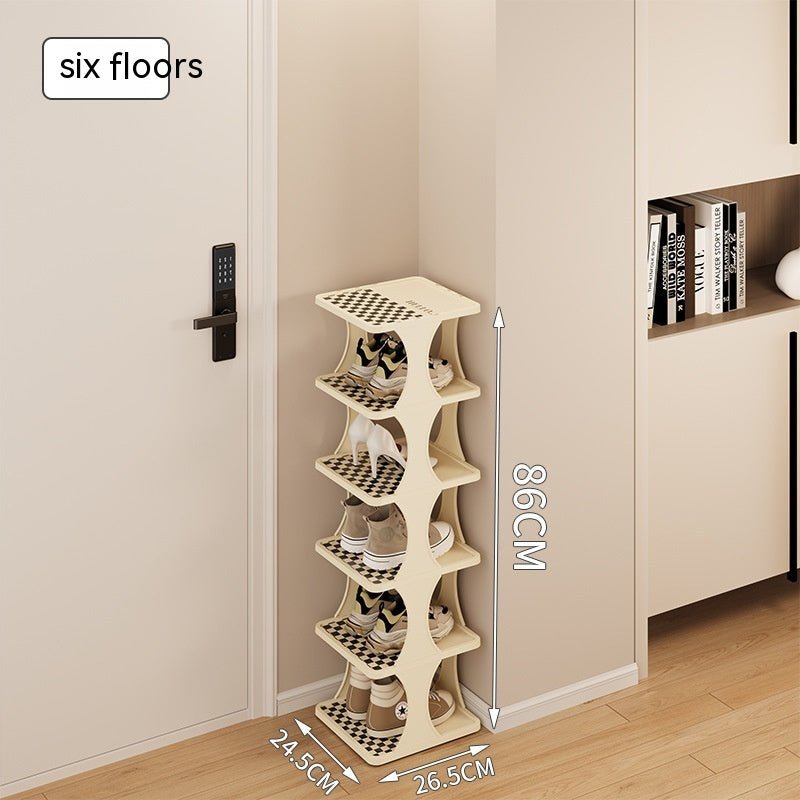 Household Folding Installation-free Dormitory Doorway Shoe Rack