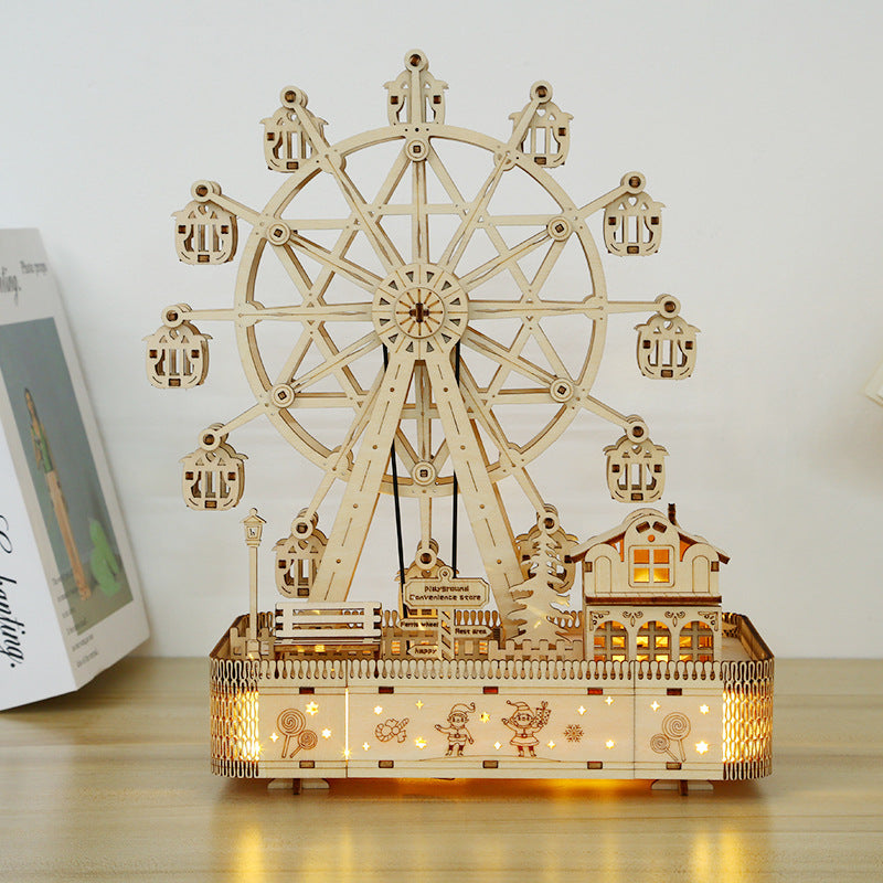 Music Ferris wheel wooden toys