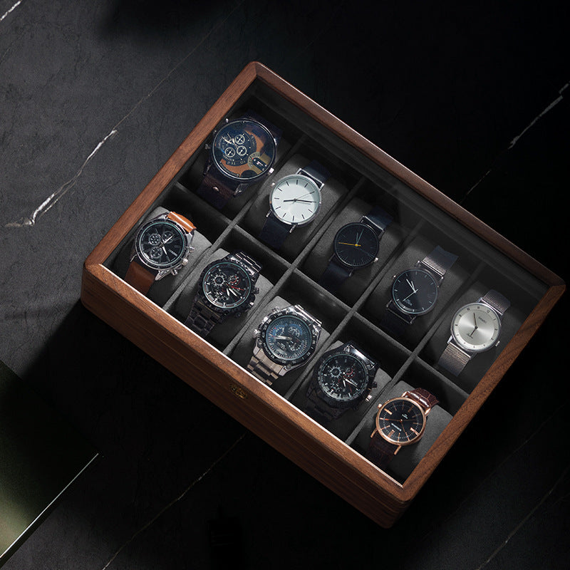 Solid Wood Mechanical Watch Storage Box Display Box