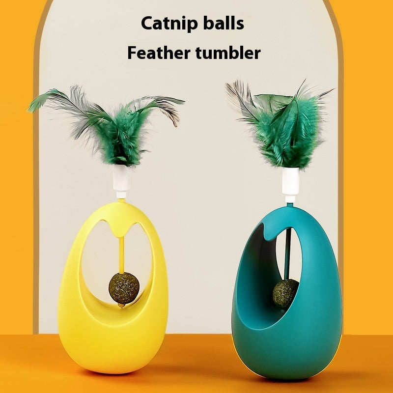 Catnip Ball Tumbler Cat Teaser Molar Cat Toy