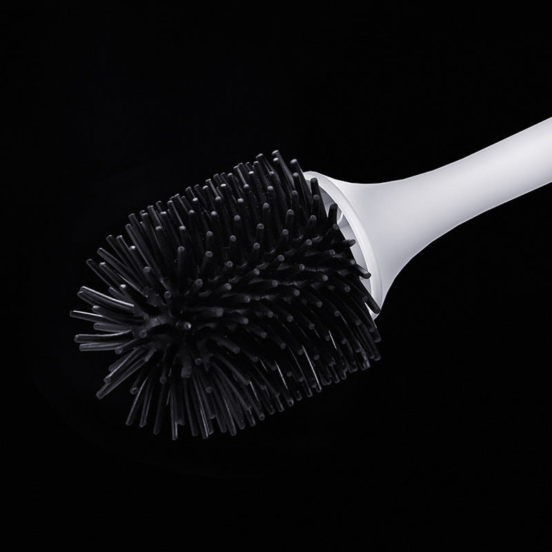 TPR bathroom soft rubber head toilet brush