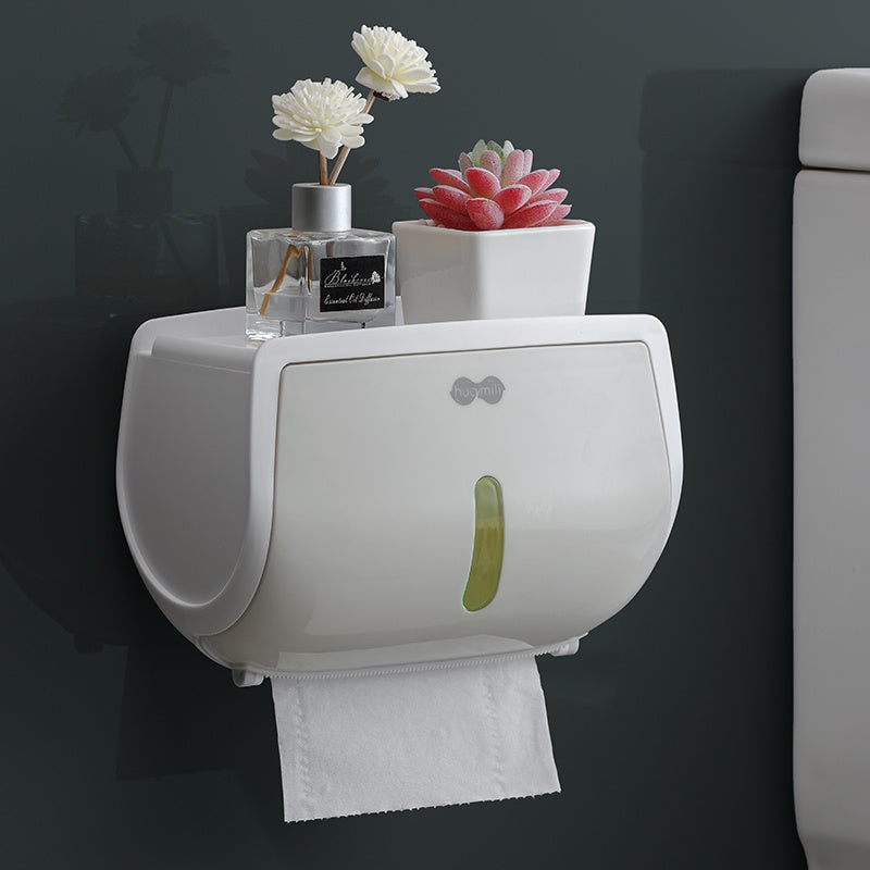 Toilet paper towel box toilet paper towel holder no perforation waterproof roll paper tube creative toilet paper box