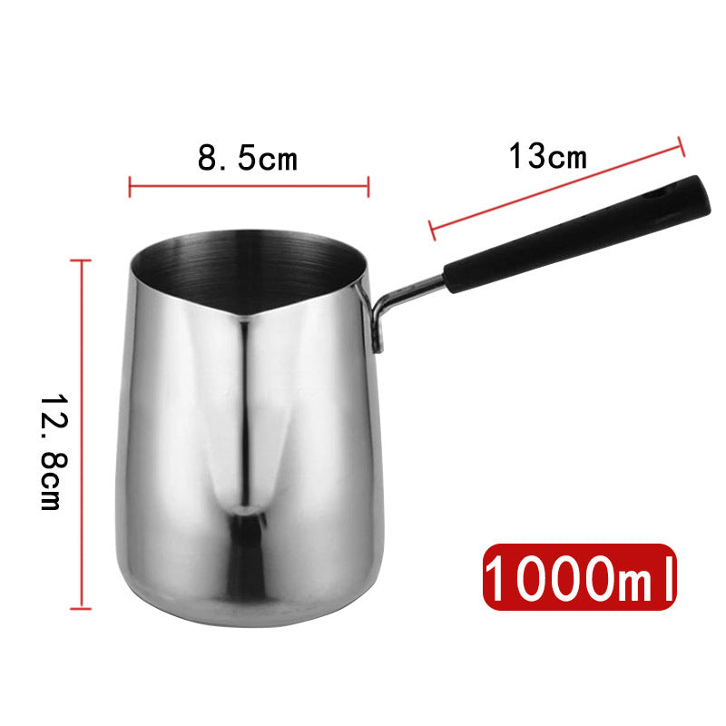 Stainless Steel Long Handle Coffee Brewing Cup