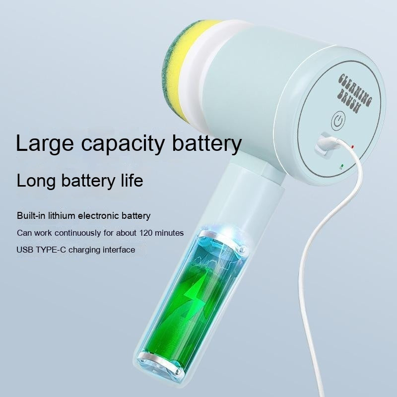 Handheld Multifunctional Electric Floor Cleaning Brush