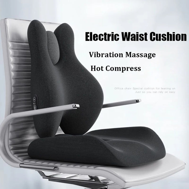 Cushion Office Waist Support Massage Heating Protection Backrest