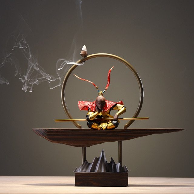 Creative inverted incense burner