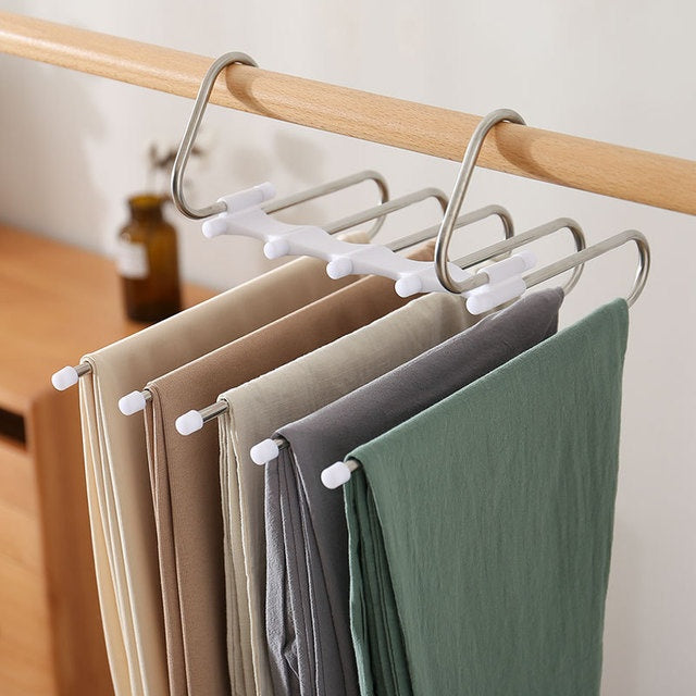 Folding pants hanger